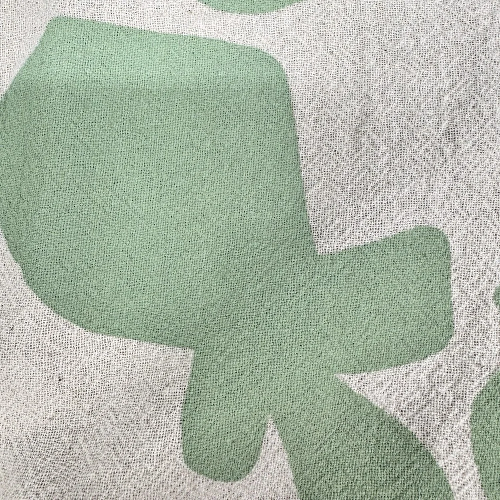 CHOMP Mid Century Modern Floral Kitchen Tea Towels‎ Set 2 Linen Cotton MCM
